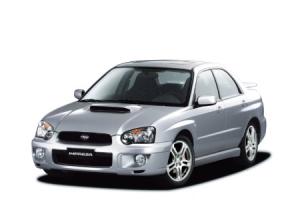 Эва-коврики на Subaru Impreza II WRX STi Левый Руль 2000-2007